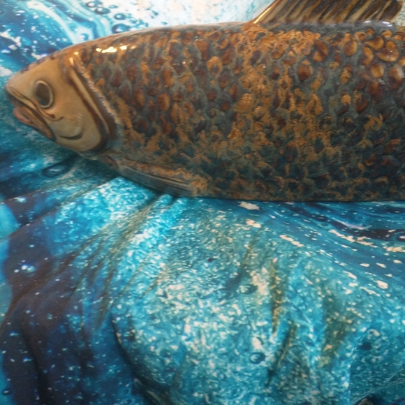 VERY EXQUISITE AND AMPLE CARLOS VILLANUEVA FISH SCULPTURE - Picture 11 of 16